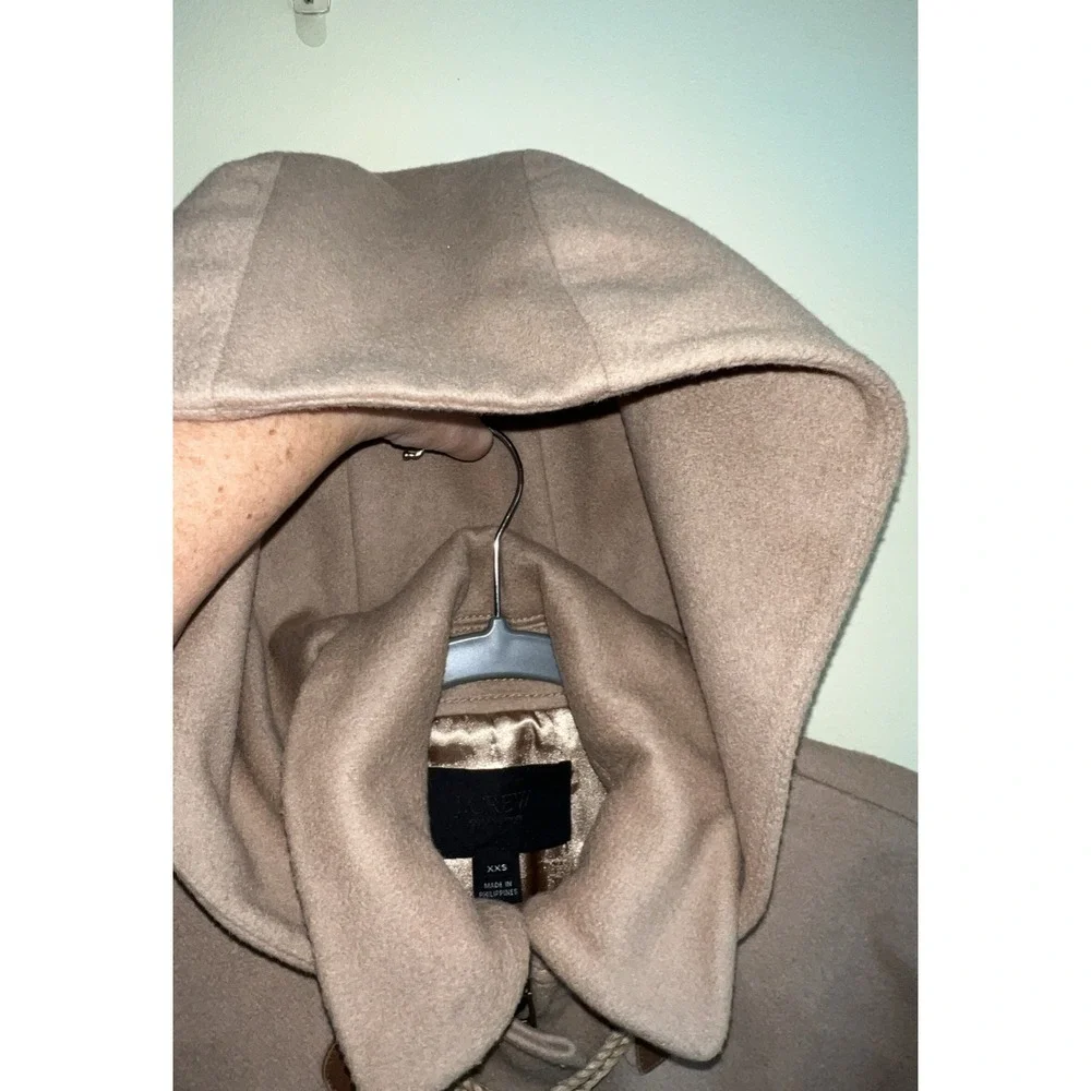 Vintage J.Crew Collection Wool Removable Hood‎ Toggle Coat XXS